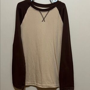 Boys Jumping Beans Brown and Tan Essential Tee